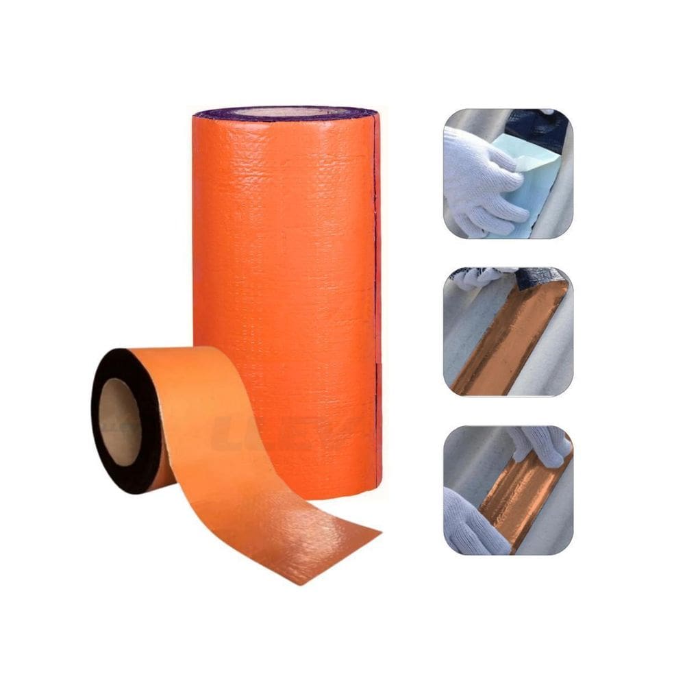 Manta Asfáltica Autoadesiva 05Cm X 10M Terracota Fita Reparo