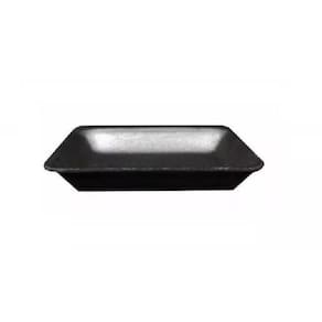Kit 400 Bandeja De Isopor Preto B02 Funda 210X140X28Mm 1 Fardo
