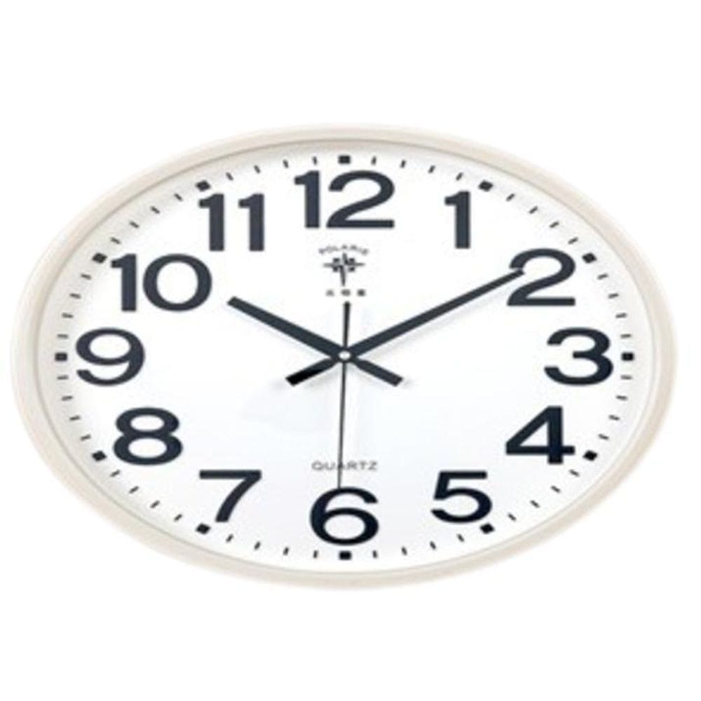 Relógio de Parede Redondo 43 cm Branco T2235B