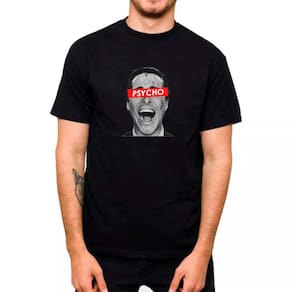 Camiseta Estampa Engraçada Algodao Masculina Otimo Caimento Slim Moderna Manga Curta Macia