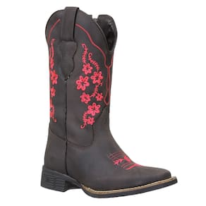 Bota Feminina Bico Quadrado Café Cow Way 36686