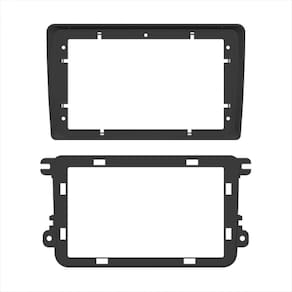 Moldura Multimidia Jetta Amarok Tiguan Gol Saveiro G7 G8 9