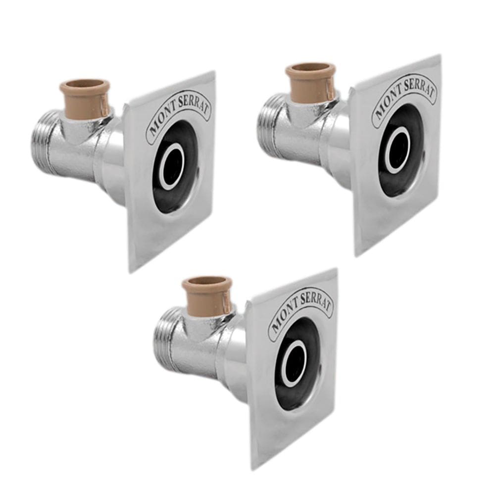 Três Hidrojatos Inox Quadrado para prainha e Spa Alvenaria