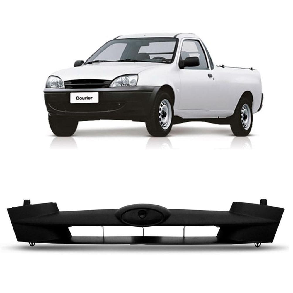 Grade Dianteira Ford Courier 2000 A 2012 Preta
