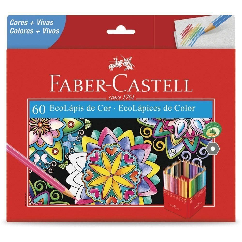 Lápis De Cor Faber-castell 60 Cores