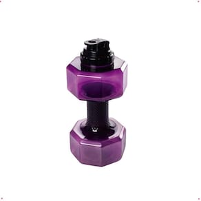 Garrafa Plástica De Academia Halter Fitness 2 Litros Roxo