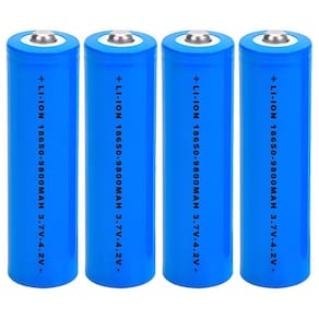 Kit 4 Baterias 18650 9800Mah 4.2V Recarregáveis Para Rádios