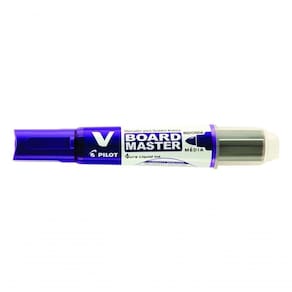 Marcador Para Quadro Branco V-board Master Pilot Recarregável Violeta
