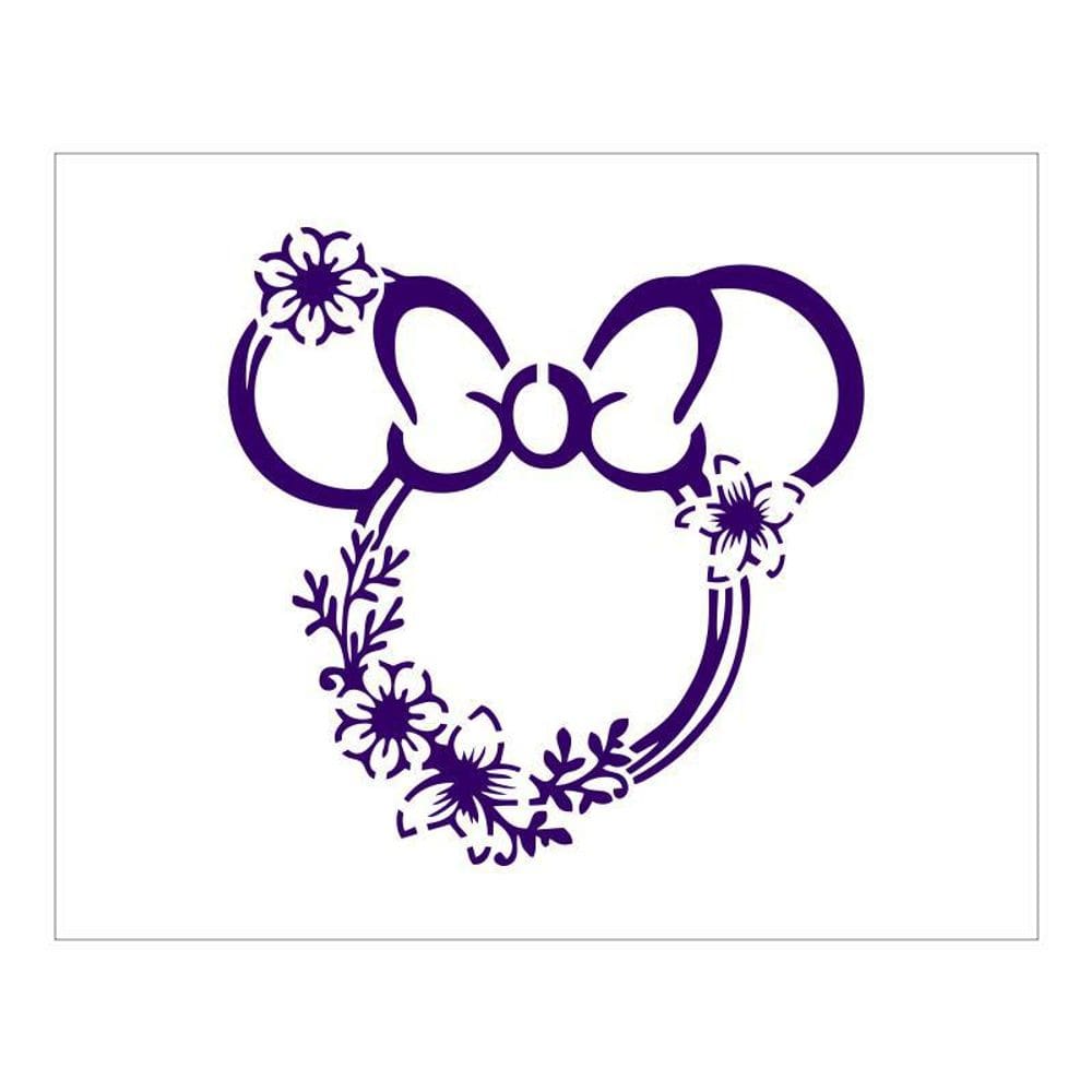 Stencil Tamako Floral - 20X25Cm - Ref B264