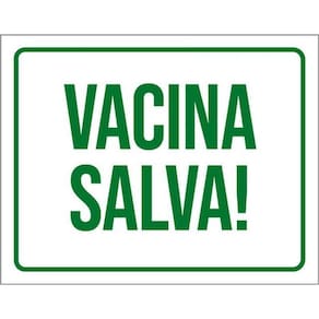 Kit 10 Placas Vacina Salva
