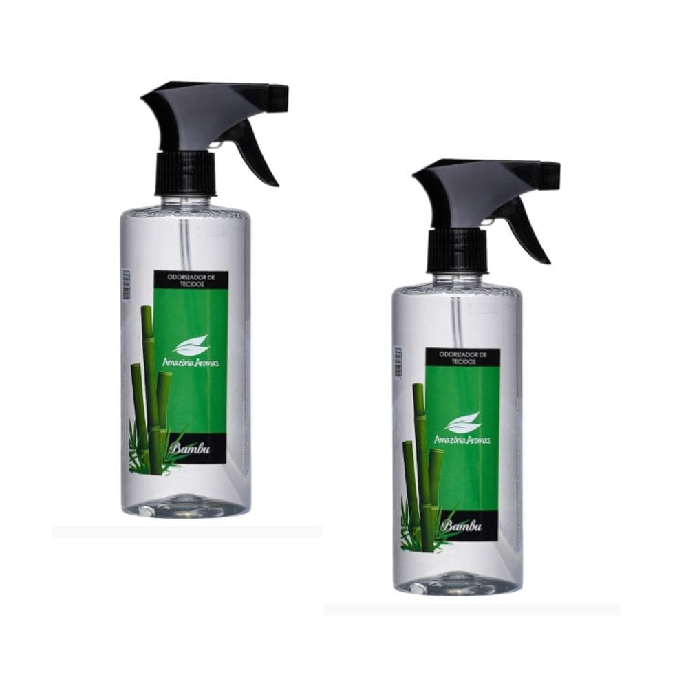 Odorizador de Tecido Bambu Amazônia Aromas 500ml cd kit/2