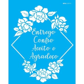 Stencil 20X25 Ho`Oponopono 2 - Opa 2895
