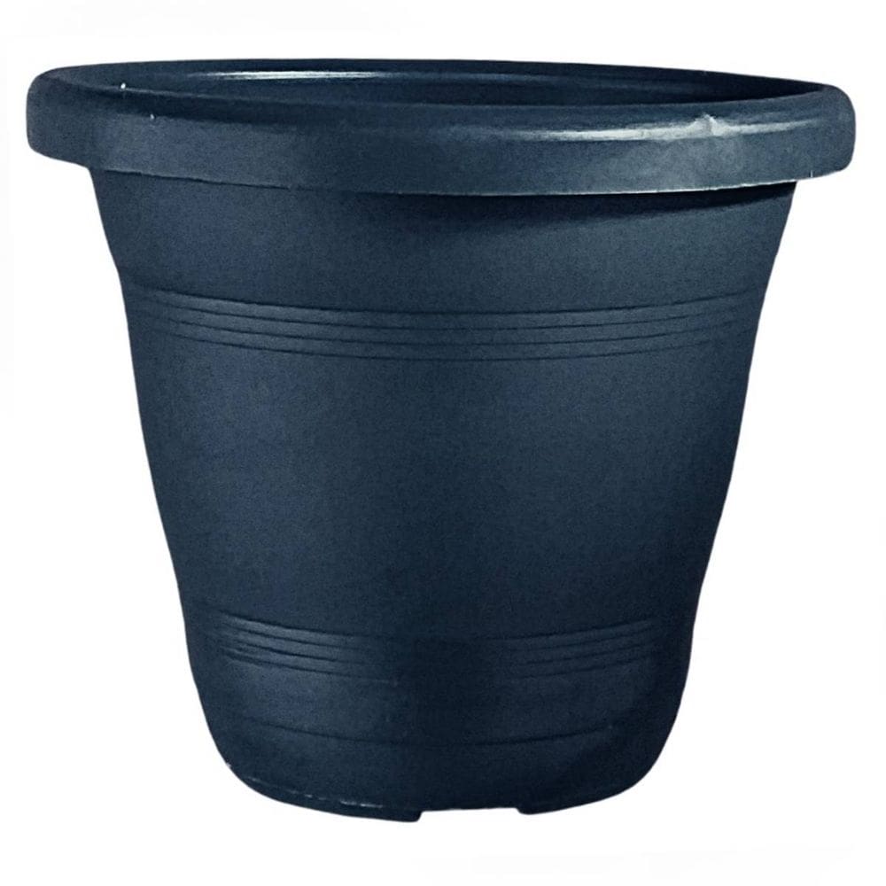 Vaso Milano sem Prato (P-20,5x18,5) Preto RIQUEPLÁS