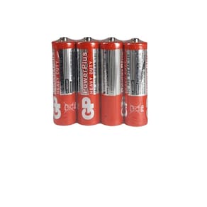 Pilha Aa Gp Zinco 1.5V Power Plus 4 Unidades Gpp15Aa