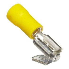 500Un Kit Terminal Hermafrodita Macho Fêmea 4 A 6Mm Amarelo
