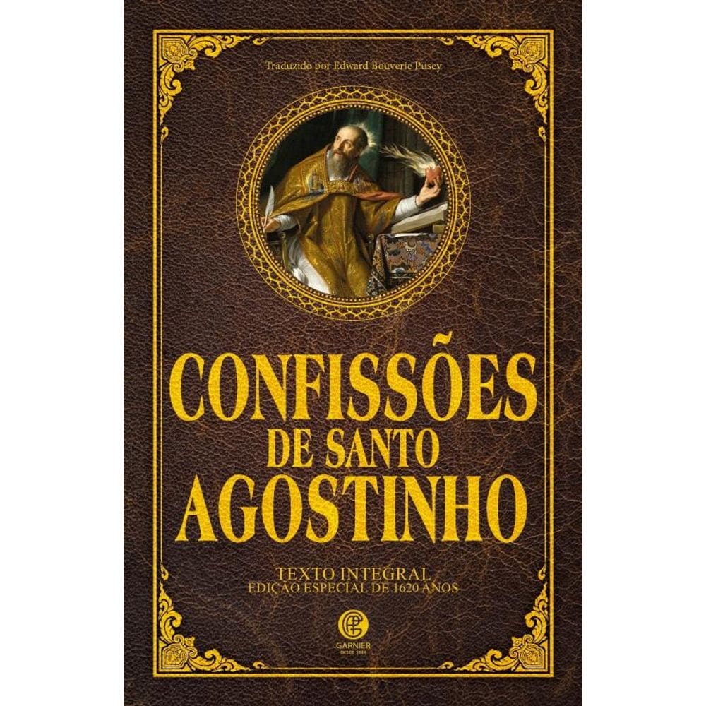 Confissões de Santo Agostinho - Edição de Luxo Almofadada