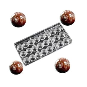 Forma Molde Confeitaria Fina Bola Para Bombons Chocolate