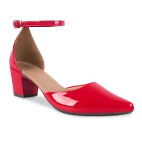 Scarpin Feminino Salto Grosso Salomé Pulseira