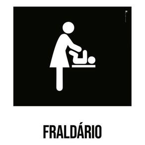 Kit 3 Placas Fraldário Desenho