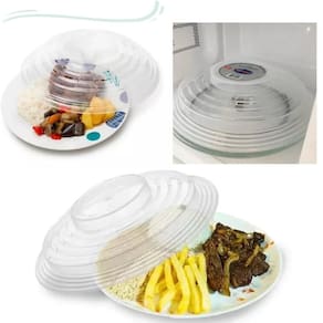 Kit 3 Tampas De Microondas Bpa Free Protetora Alimentos