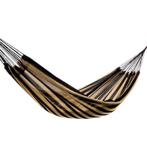 Rede de Dormir Amazonas Nylon Listrado Modelo Café