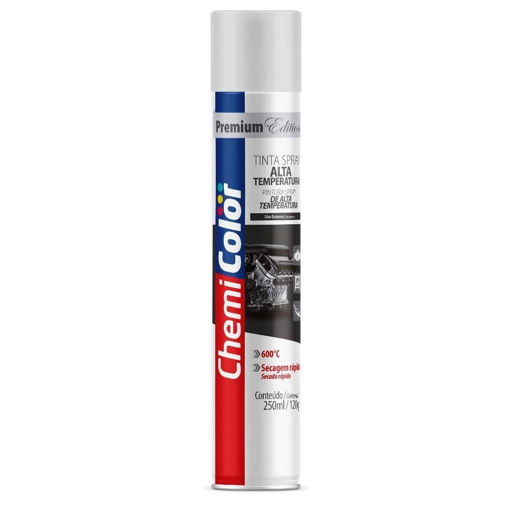 Tinta Chemicolor 250Ml Alta Temperatura Branco Fosco