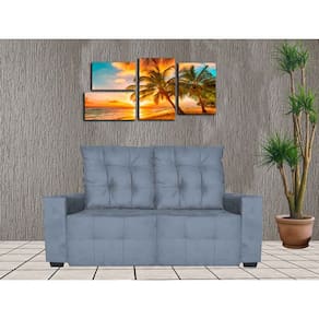Sofa Retratil e Reclinavel Elano Grafitte