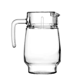 Jarra de Vidro Com Tampa Transparente Safira P/ Água, Suco e Refrigerante 1800ml