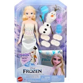 Boneca Disney Frozen Elsa e Olaf Aventuras HYH10 Mattel