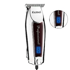 Maquininha P/ Pezinho E Barba Kemei 9164 Para Acabemento