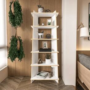 Estante Jade Mdp Branco Ff Liso Eco Friendly (Cert. Fsc) - Politorno