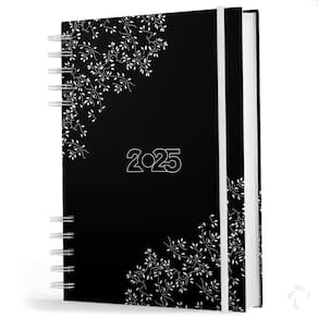 Agenda Organização Anual Capa Dura Coleção Minimalist Leaves