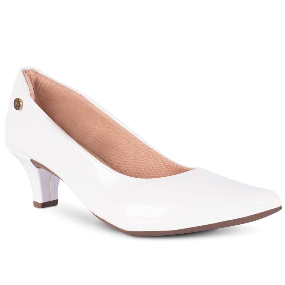 Scarpin Feminino Salto Fino Verniz