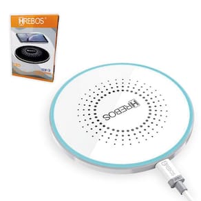 Carregador Wireless Sem Fio Hrebos Hs-94 - Branco