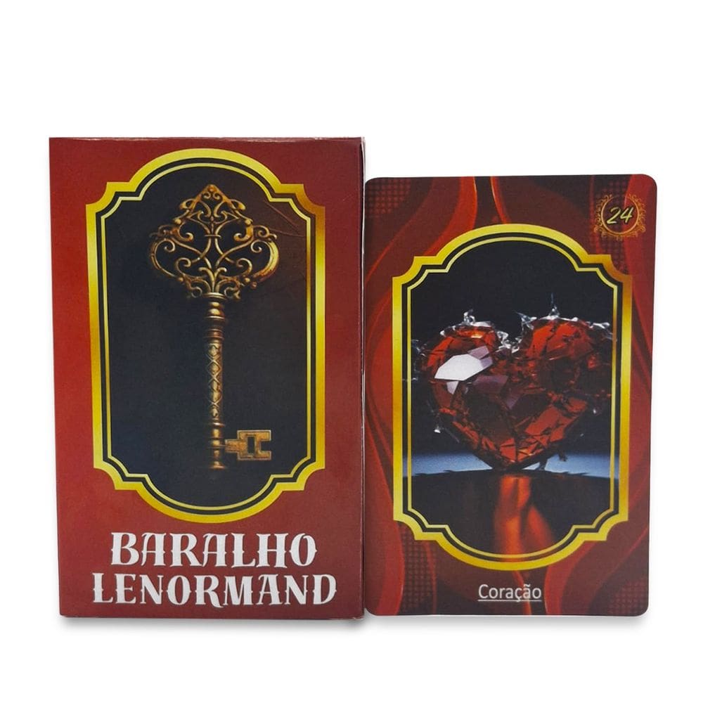 Baralho Lenormand Cartomante de Paris 36 Cartas com Manual
