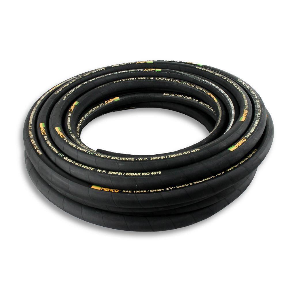 Mangueira Hidráulica 3/4 Pol R6 Menco - 40m Reforço Nylon