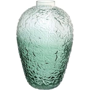 Vaso Decorativo Enfeite Casa Garrafa Home&co Vidro 39x25x25cm Fume