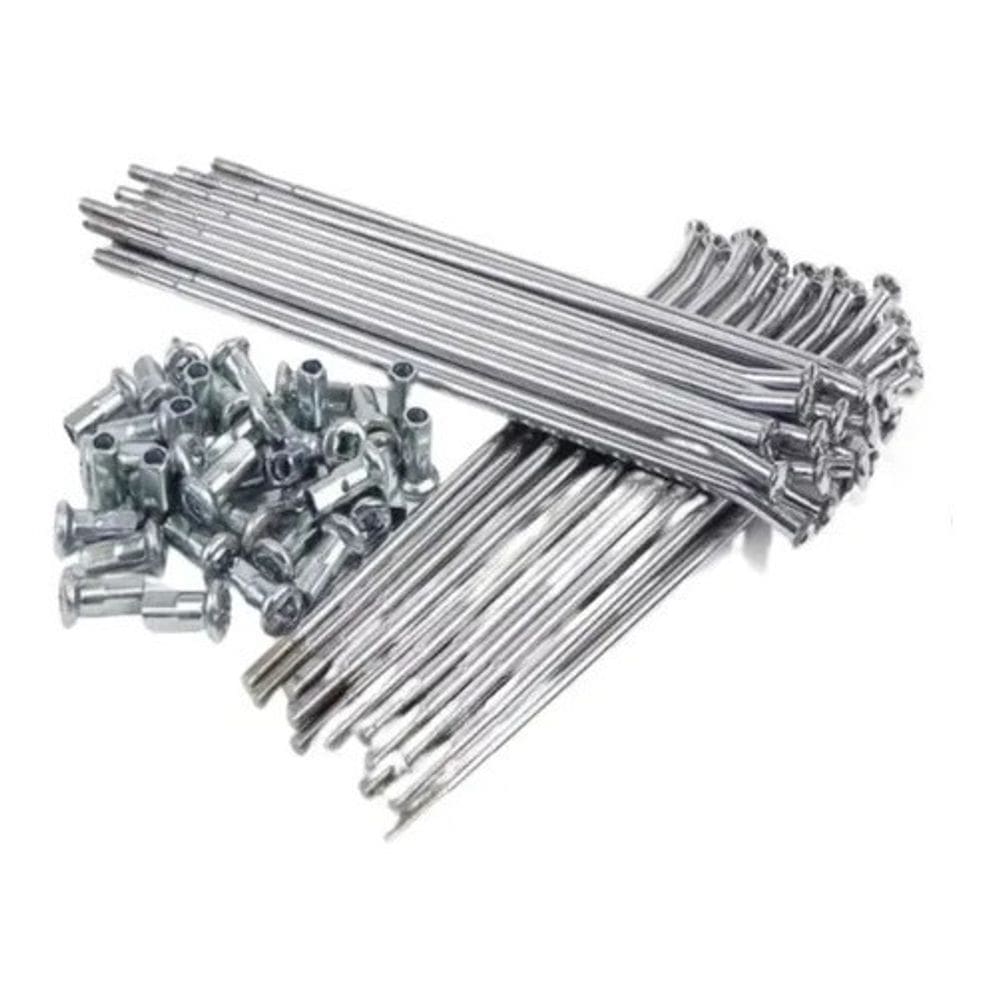 Kit De Raio Bros 150 160 Xre 190 Dianteiro + Traseiro 4Mm Freio Disco Cromado Shiver