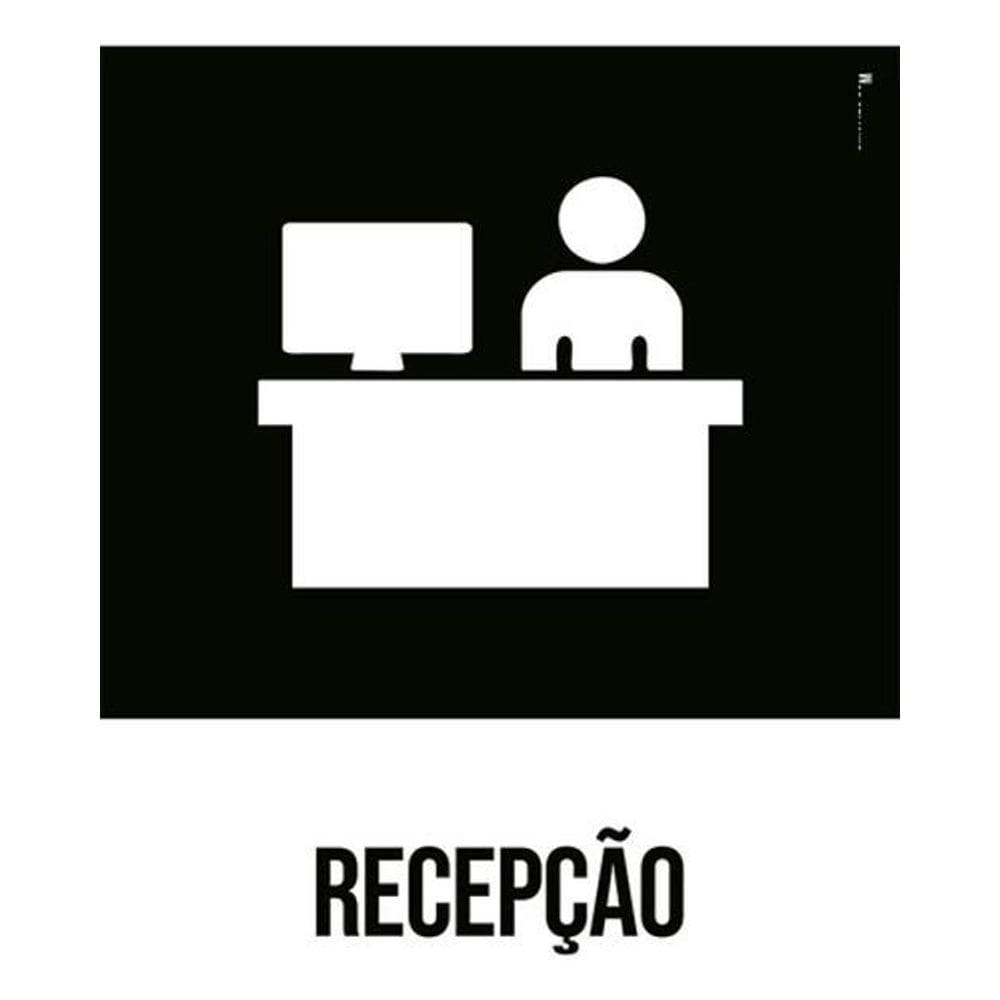 Kit 3 Placas Desenho Recepção