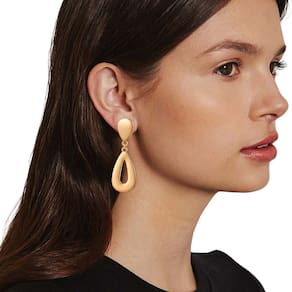 Brincos de Pressão Gota Dourado Mulheres Festas Fashion