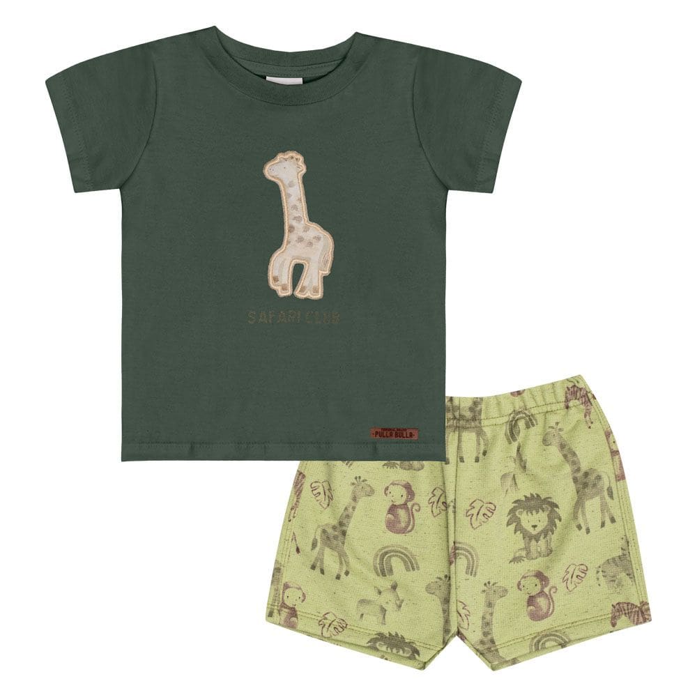 Conjunto Bebê Menino - Militar - 50565-356