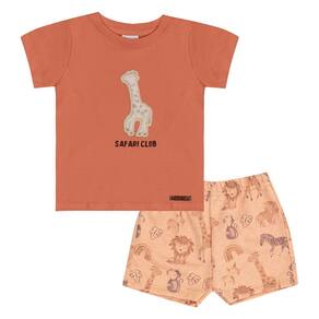 Conjunto Bebê Menino - Ferrugem - 50565-1086