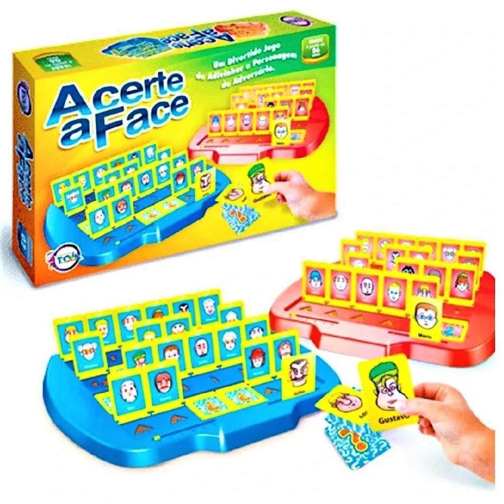 Jogo Acerte a Face Toia - Tabuleiros, Cartas e Figuras