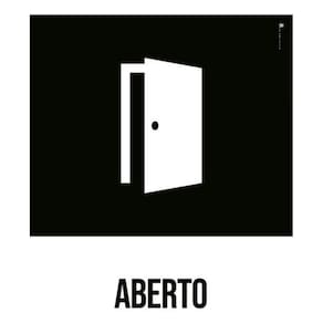 Kit 5 Placas Desenho Aberto