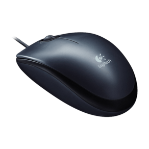 Mouse Óptico Logitech M100 USB - Preto, com Fio