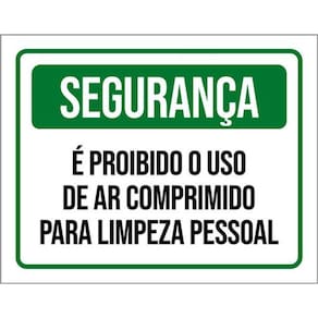 Kit 3 Placas Seguranç Proibido Comprimido Higiene Pessoal