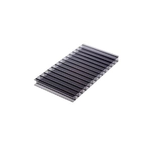 Chapa De Policarbonato Alveolar Fume 6mm - 1,05m X 6,00m - Polygal