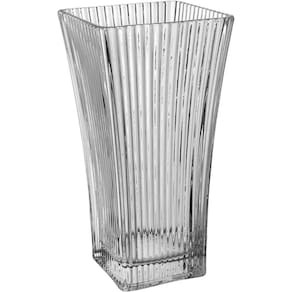 Vaso Decorativo Enfeite Casa Retangular Home&co Vidro 29x15x15cm Transparente
