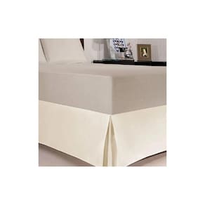 Saia para Cama Box Solteiro 120 Kacyumara com Pregas - Diversas Cores