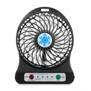 Mini Ventilador Pequeno Portatil A Pilha Recarregavel Usb